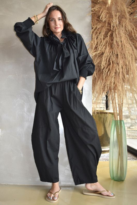 Paloma Poet Blouse Black